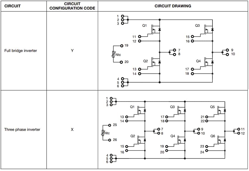 Plan mécanique - Vishay Semiconductors Modules d'alimentation MOSFET SiC MAACPAK PressFit